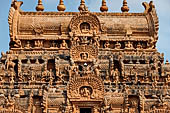 The great Chola temples of Tamil Nadu - The Brihadishwara Temple of Thanjavur. The second (inner) entrance gopura. 